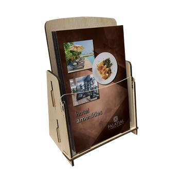 Wooden Brochure Holder, Half Letterhead Size