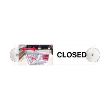 Sliding Open/Closed Door Sign