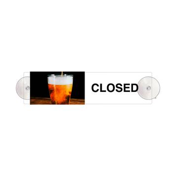 Sliding Open/Closed Door Sign