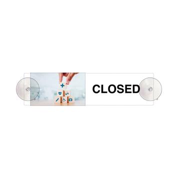 Sliding Open/Closed Door Sign