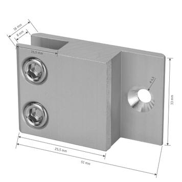 Fixed Functional Connector for Upright Profile