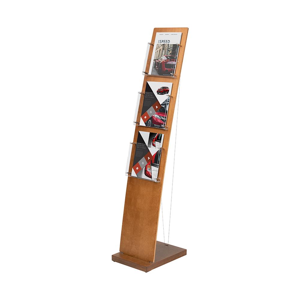 Wooden Letterhead Brochure Stand | For 8.5