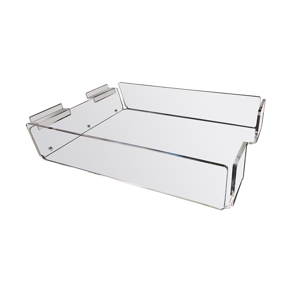 Acrylic Slatwall Brochure Tray, 9
