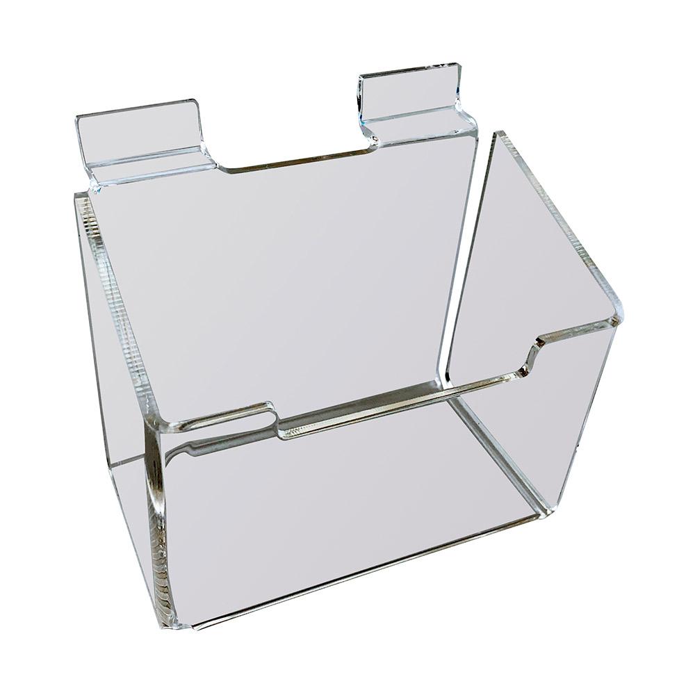 Slatwall Greeting Card Display Rack - 11 3/4" Length, Tilted, Closed Ends