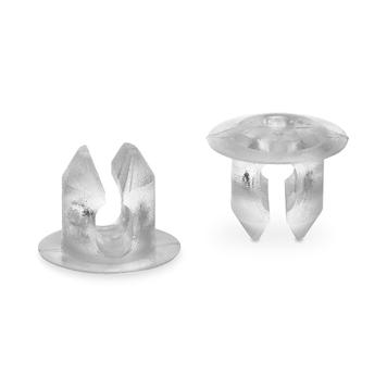 Push Pins for Front Risers and Divider Rails with Cutouts