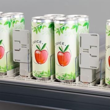 Twin Shelf Pusher - Left-Hand Version