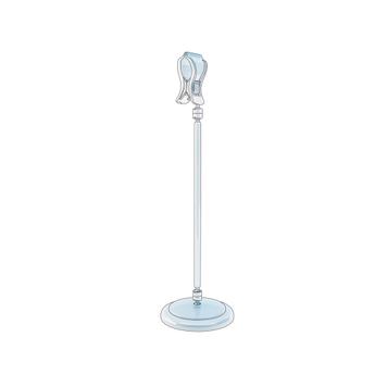 Price Card Holder with Large Round Base