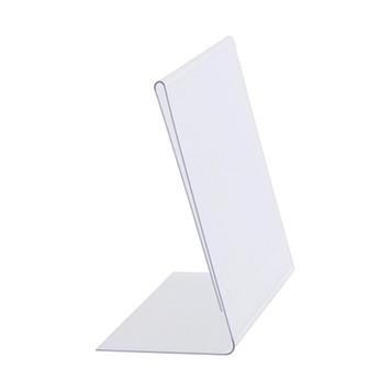 Slant Back PVC Sign Holder