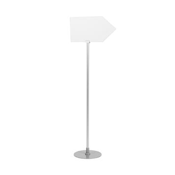 Como Series Arrow Shaped Sign Stand