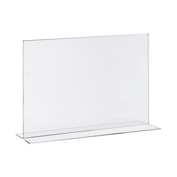 Acrylic T-Shaped Menu Card Holder