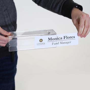 Cubicle Name Tag Holder