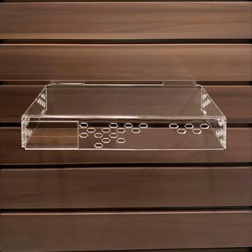 Acrylic Slatwall Shoe Display