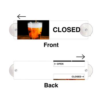 Sliding Open/Closed Door Sign