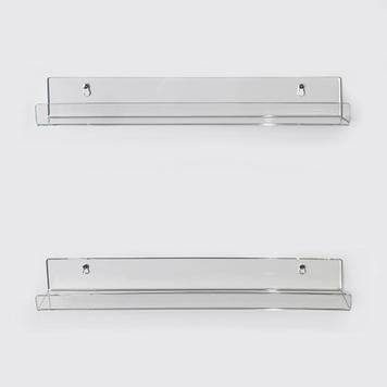 Acrylic Wall Mounted Floating Shelf