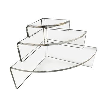 3 Tier Acrylic Corner Shelf