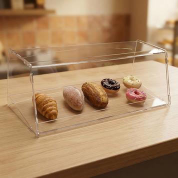 Acrylic Food Display - Clear Plastic Display Case for Perishable Goods