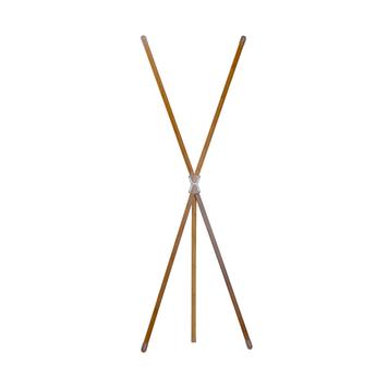 Wood X-Shaped Banner Display