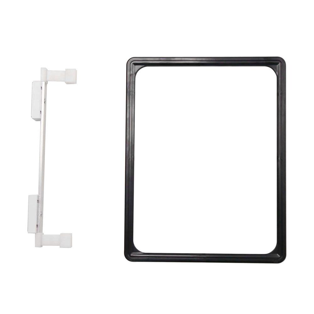 Retail Aisle Marker with Magnetic Mounting System