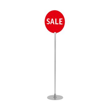 Como Series Circle Shaped Sign Stand