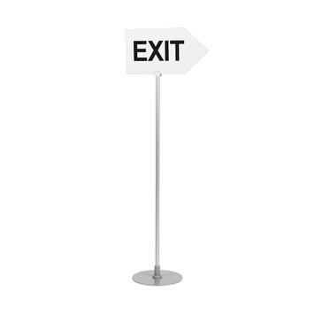 Como Series Arrow Shaped Sign Stand