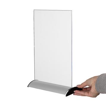 Menu Card Holder with Aluminum Stand