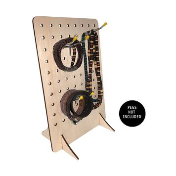 Wooden Pegboard Display