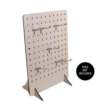 Wooden Pegboard Display