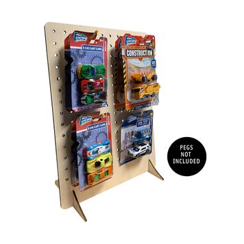 Wooden Pegboard Display