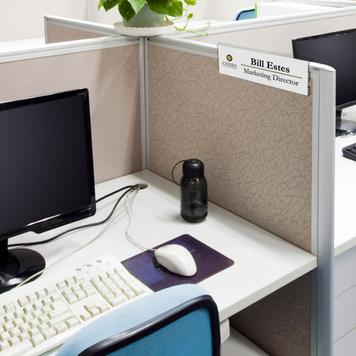 Cubicle Name Tag Holder