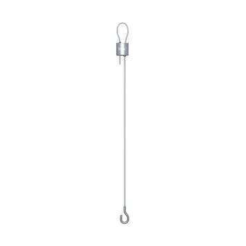 Hanging Kit with Adjustable Clamp and Steel Cable