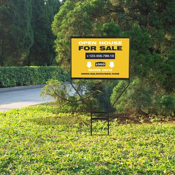 Real Estate Sign Stand