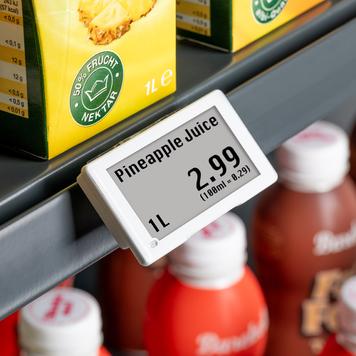 Adjustable Shelf Label Holder for Hanshow Nebular Digital Price Tags