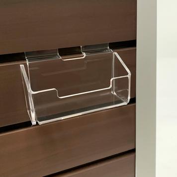 Acrylic Slatwall Business Card Holder