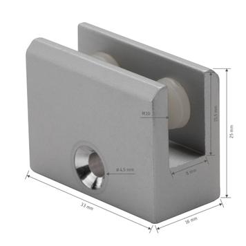 Aluminum Wall Mounted Card Holder