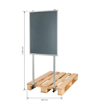 Construct Series Pallet Sign Holder